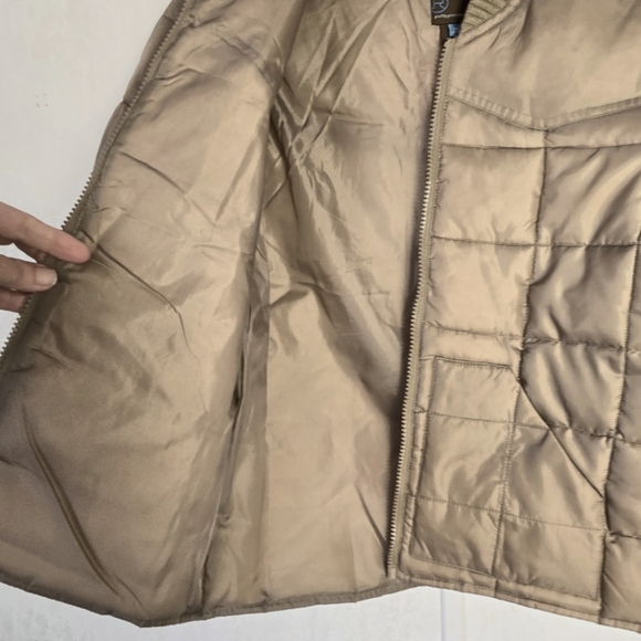 Roper Western Jacket Boys M 8/10 Down-like Fill Khaki Style #03-397-0761-0523 - Picture 10 of 10